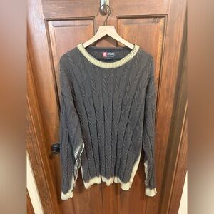 Ralph Lauren Chaps Oversized Ombré Sweater Size XL